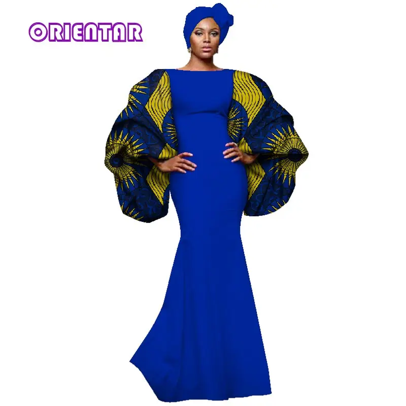 Платье женское длинное с принтом пикантное вечернее Макси платье большим