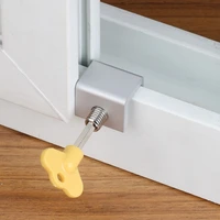 aluminum alloy door screen window lock stopper sliding window anti theft door protective lock baby child pet safety lock buckle