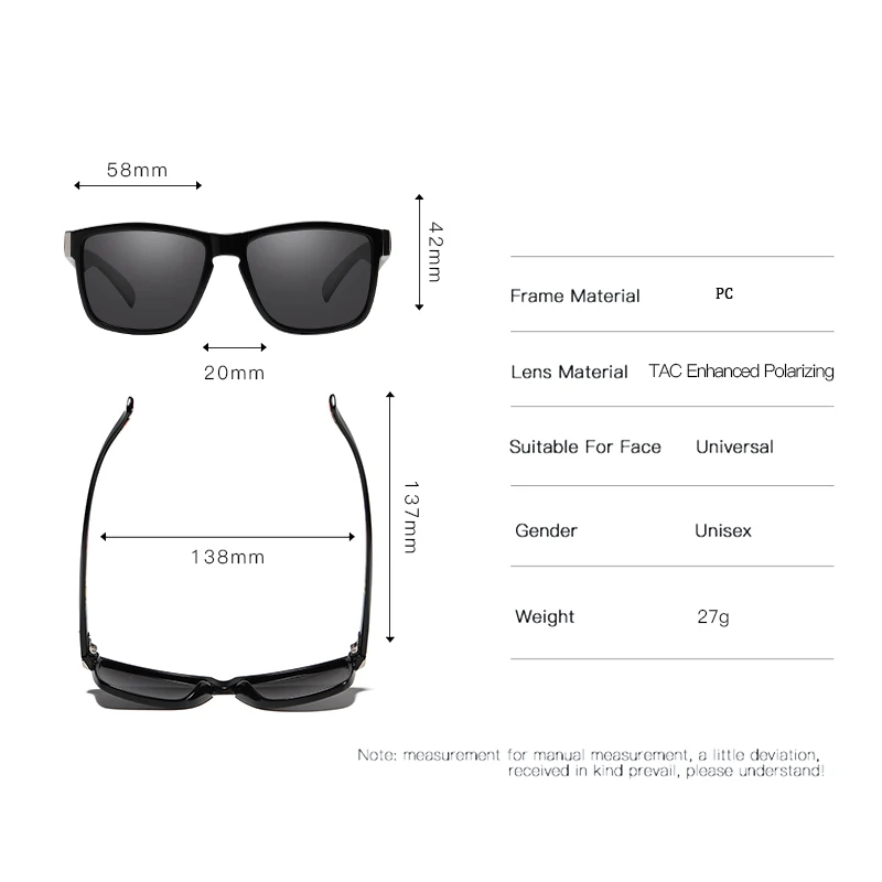 

Men's Green Black Lenses Against Glare And Vertigo Sport Lightweight Sunglasses