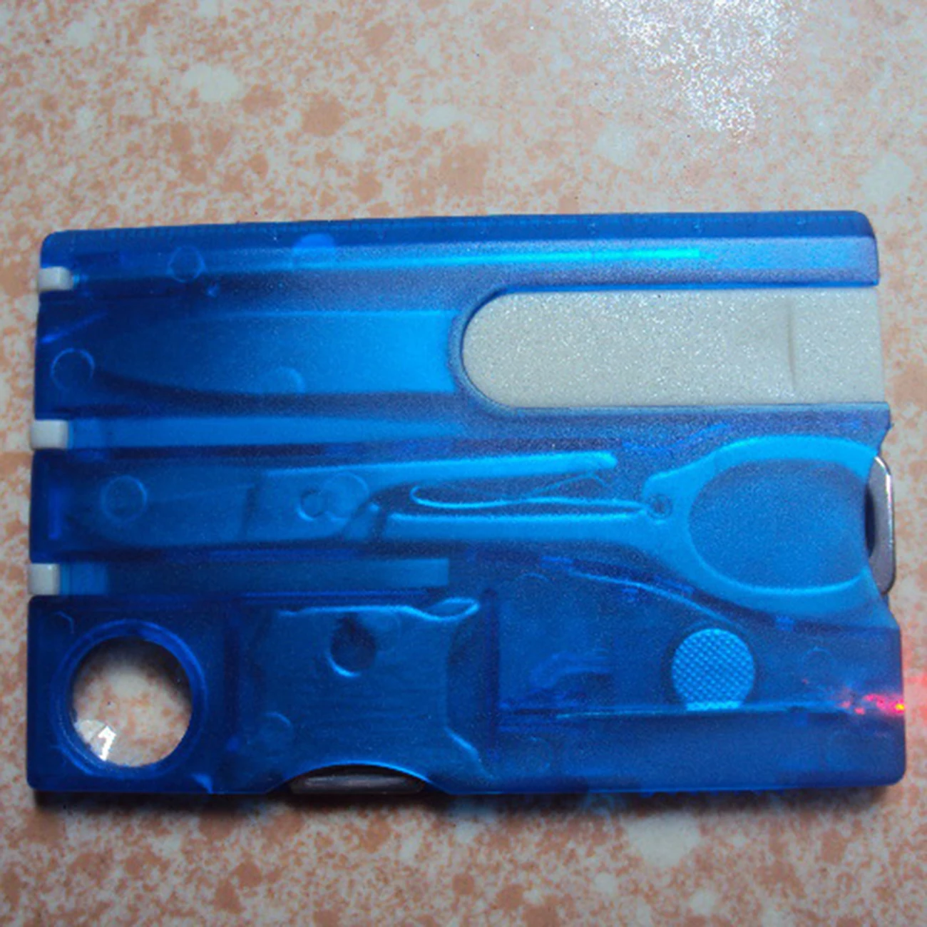 

Survival Cards with Light EDC Wallet Multifunction Fishing Tactical Knife Fork Sets Portable Outdoor Camping Tool for Hiking