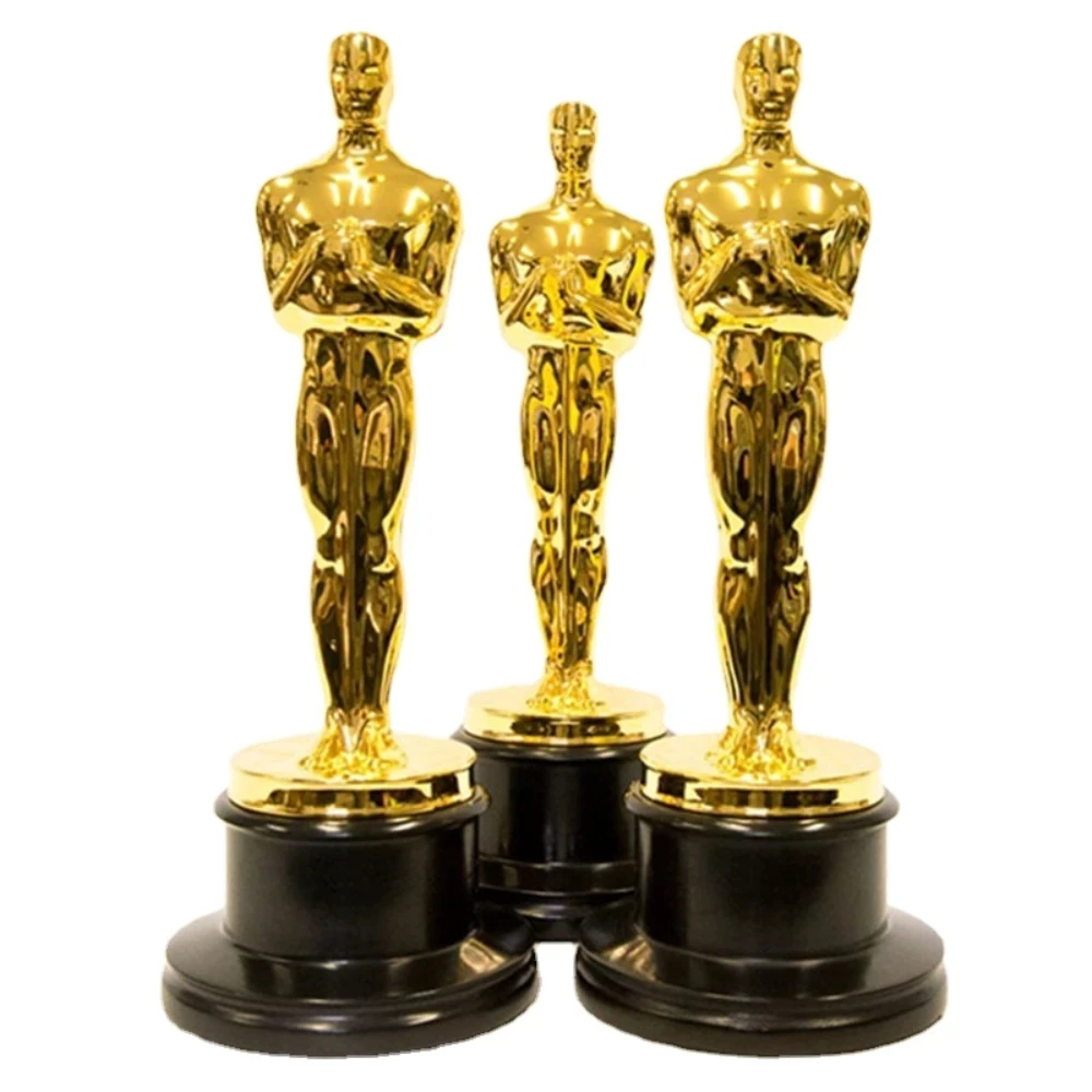 

Zinc Alloy High-end Replica Oscar Trophy 35cm 1:1movie trophy Souvenir Collection Modern Home Desk Decoration Accessories Gift