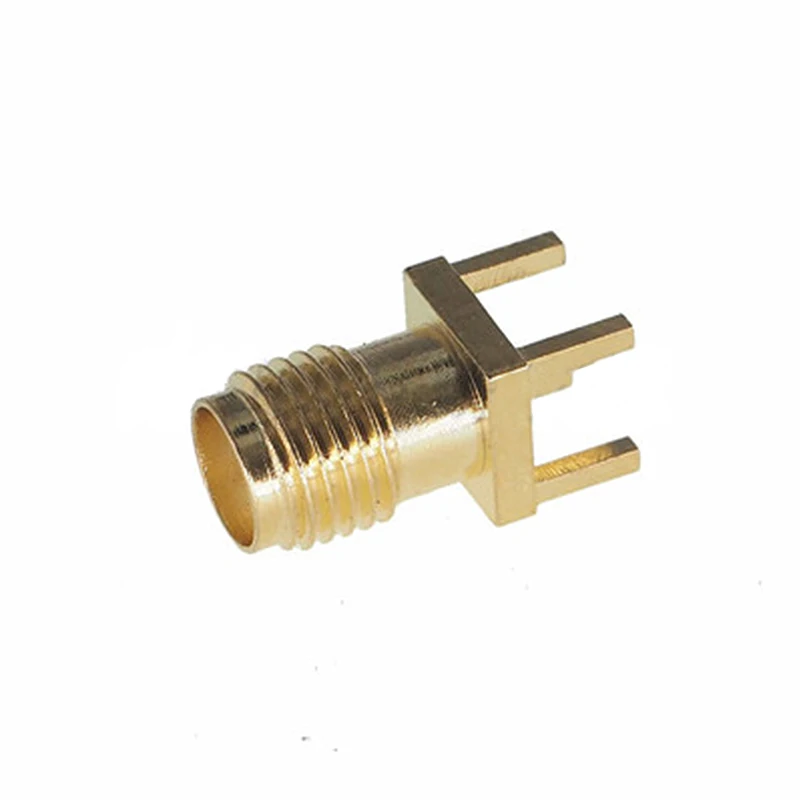 

10 pcs SMA-KWE RF base connector Inner hole Inner needle Elbow Horizontal RF antenna base Bend 90 degree