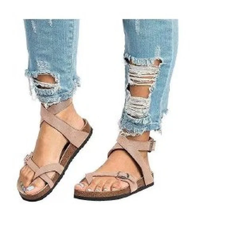 

Sandals Women Summer New Fashion Women's Sandals 2021 Low Pantofle Rubber Sandals Comfort Flat Comfortable Shoes Beach Open Toe