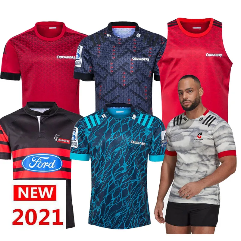 

2021 Crusades HOME AWAY MEN's Rugby jerseys Sport sizeS-5XL