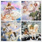 Полноформатная алмазная живопись Dpsprue, вышивка крестиком с часовым механизмом, мозаика 5D сделай сам, квадратнаякруглая 3d вышивка, подарок HK121