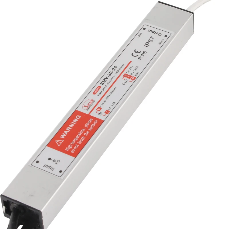 Уличный водонепроницаемый светодиодный драйвер IP67 импульсный источник питания
