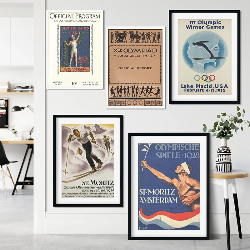 

Vintage Poster Art Wall Picture Canvas Painting Print Living Room Bedroom Home Decor