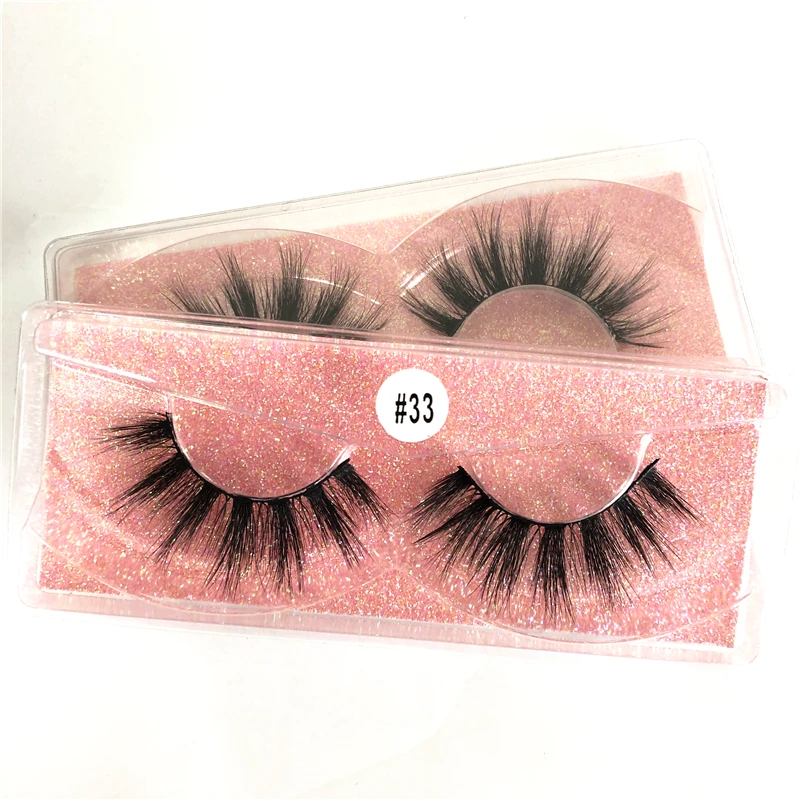 

Eyelashes Wholesale 10/50/100Pair False Lashes Faux 3D Mink Thick Long Fluffy Wispy Lashes For Female Makeup Eyelashes Extension