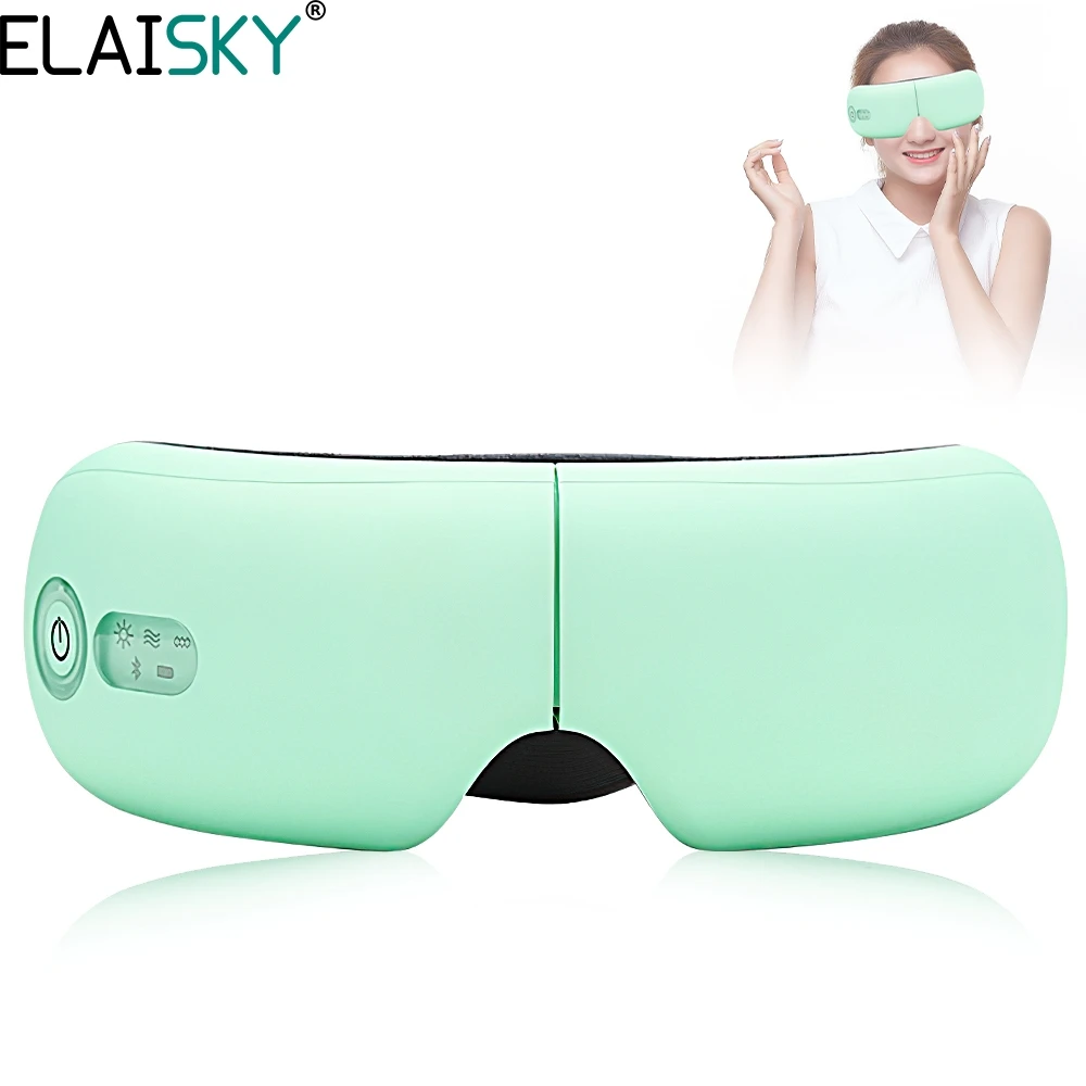 Smart Mask Airbag Vibration Eye Massager Eye Masks Care Instrument Heating Bluetooth Music Relieves Fatigue And Dark Circles