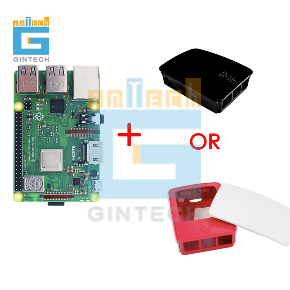 Raspberry Pi 3 Model B + сенсорный ЖК экран 5 дюйма чехол из АБС пластика SD карта 32 ГБ адаптер