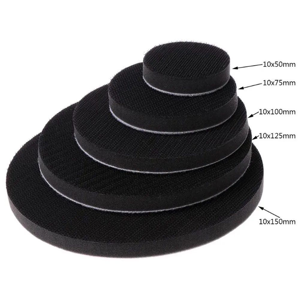 

1Pcs 2/3/5/6 Inch Soft Density Interface Pads Hook And Loop Sponge Cushion Buffer Backing Pad Protection Sanding Disc Backing Pa