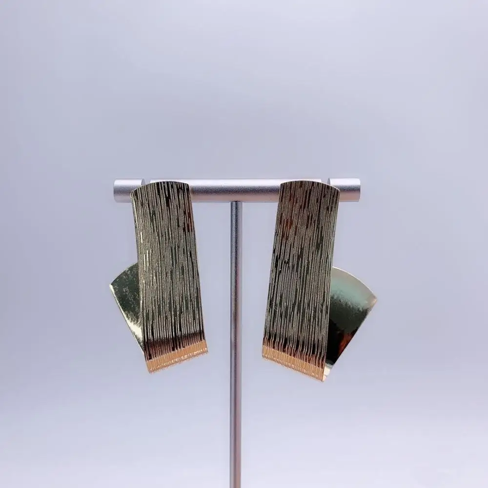 Золотые серьги Модные ювелирные изделия Свадебные вечерние подарки женские