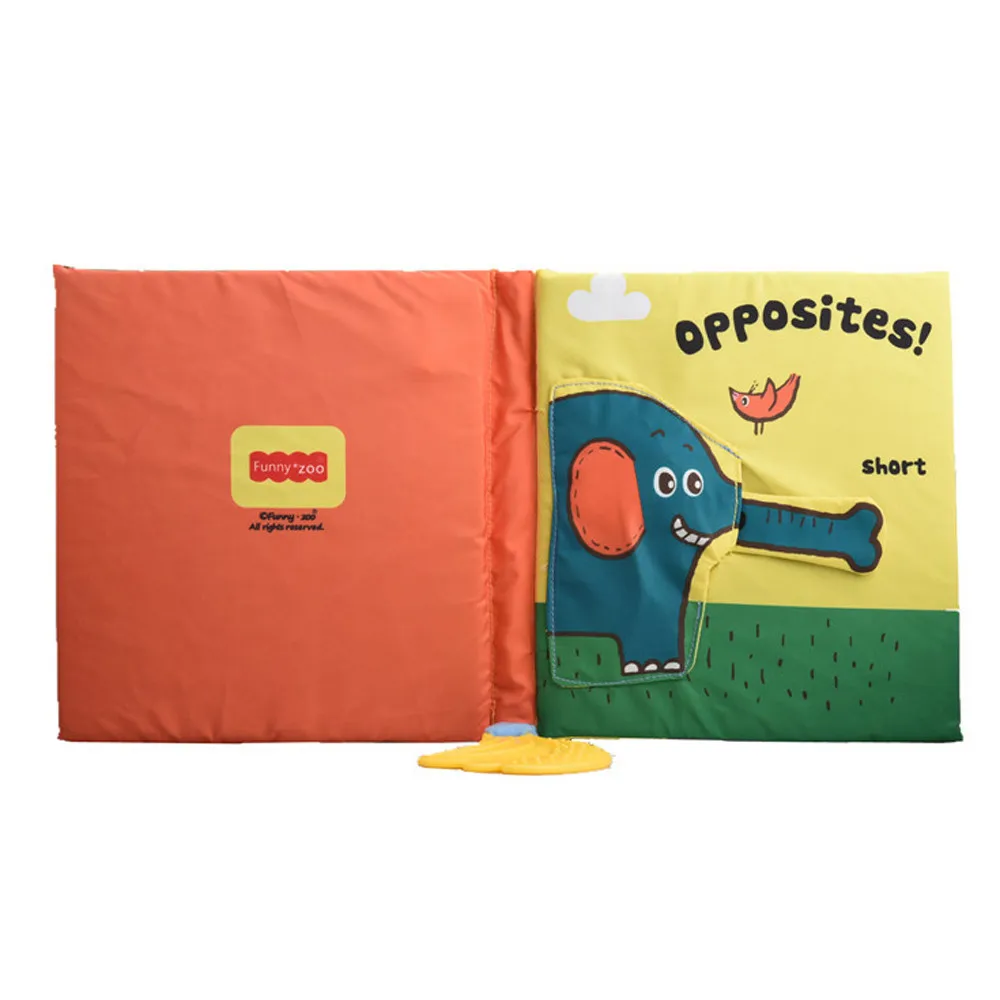 

Children Kids Toys Soft New Cloth Baby Intelligence Toy Development Learn Picture Toys Cognize Book Early Educational Toy