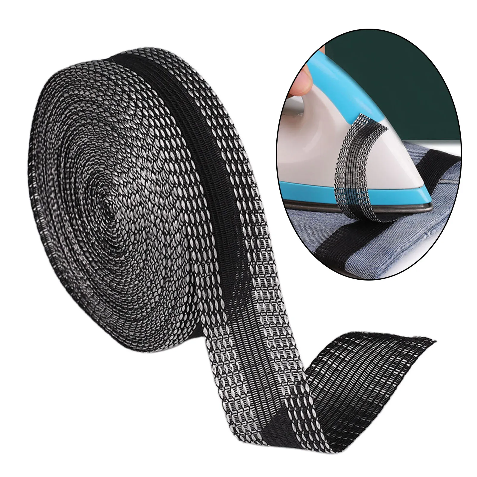 1 Roll Trouser Edge Shorten Pants Mouth Aid Curling Tape Paste Self-adhesive Apparel Sewing Fabric | Дом и сад