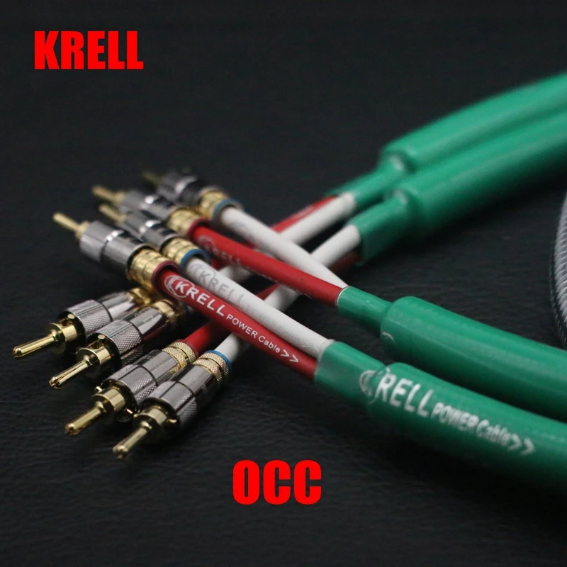 Высококачественный аудиофильный Кабель с разъемом типа банан и серебряным