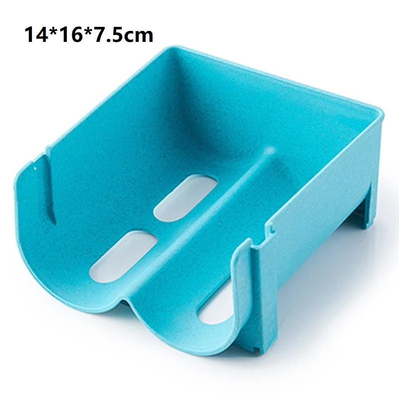 

Stackable Beverage Box Non-Slip Space-saving Refrigerator Organizer Hollow Design Kitchen Drawer Drink Finishing Wine Holders