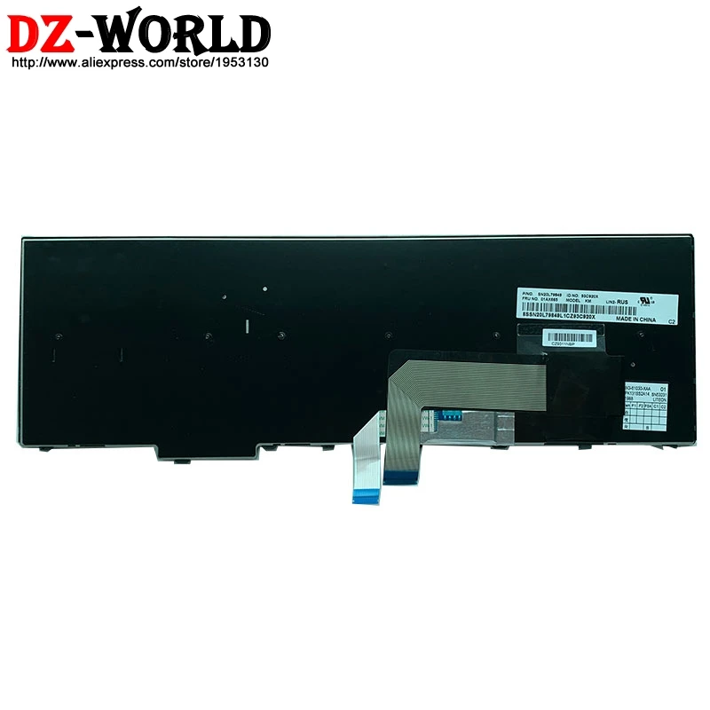 Новая русская клавиатура для ноутбуков Lenovo Thinkpad P50S T560 W540 T540P W541 T550 W550S L540 L560 E531 E540 -