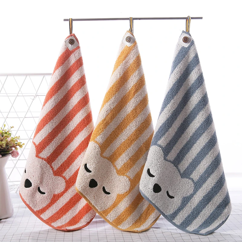 

Bear Cartoon Travel Cotton Hand Towels Bathroom Cleaning Towels Cute Face Towel Kitchen Towel Miraculous Bathroom Accessories