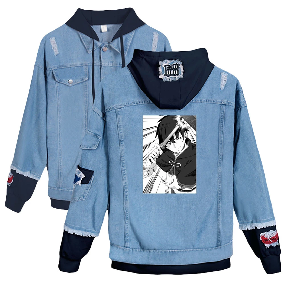 

Изгнанный из группы храброго мужчины, я решил провести долгий образ жизни в задней местности, джинсовая куртка, модный принт для женщин/мужч...