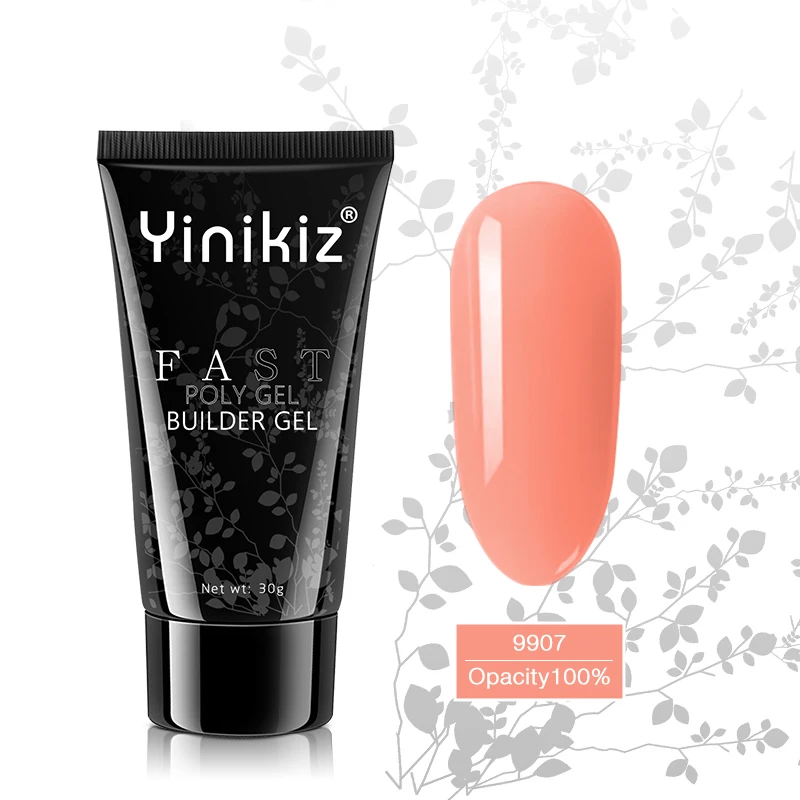 Yinikiz продукт 30 г УФ-гель, акриловый полигель, 6 цветов, камуфляжный гель, УФ-лак для ногтей - Цвет: G849907