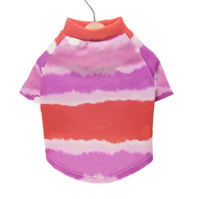 

Одежда для щенков, Модная красочная футболка для собак, толстовка с капюшоном для французских мужчин и Йорков, одежда для домашних животных ...