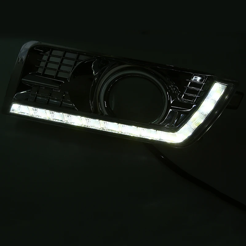 Posbay автомобильный дневной свет для Cadillac SRX II 2010 2016 DRL светодиодные дневные ходовые
