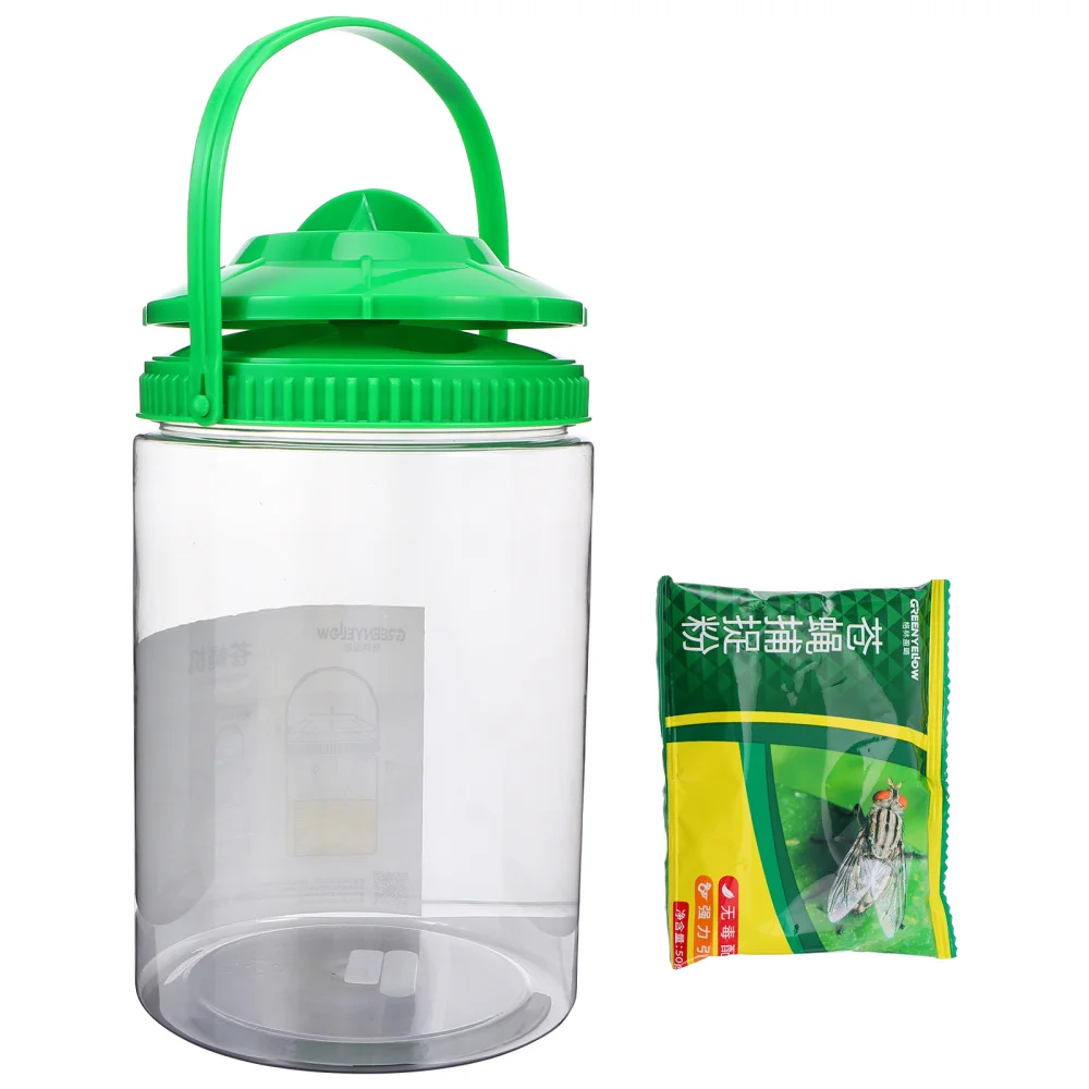

1PC Automatic Fly Catcher Small Farm Fly Trapper Outdoor Commercial Fly Trap