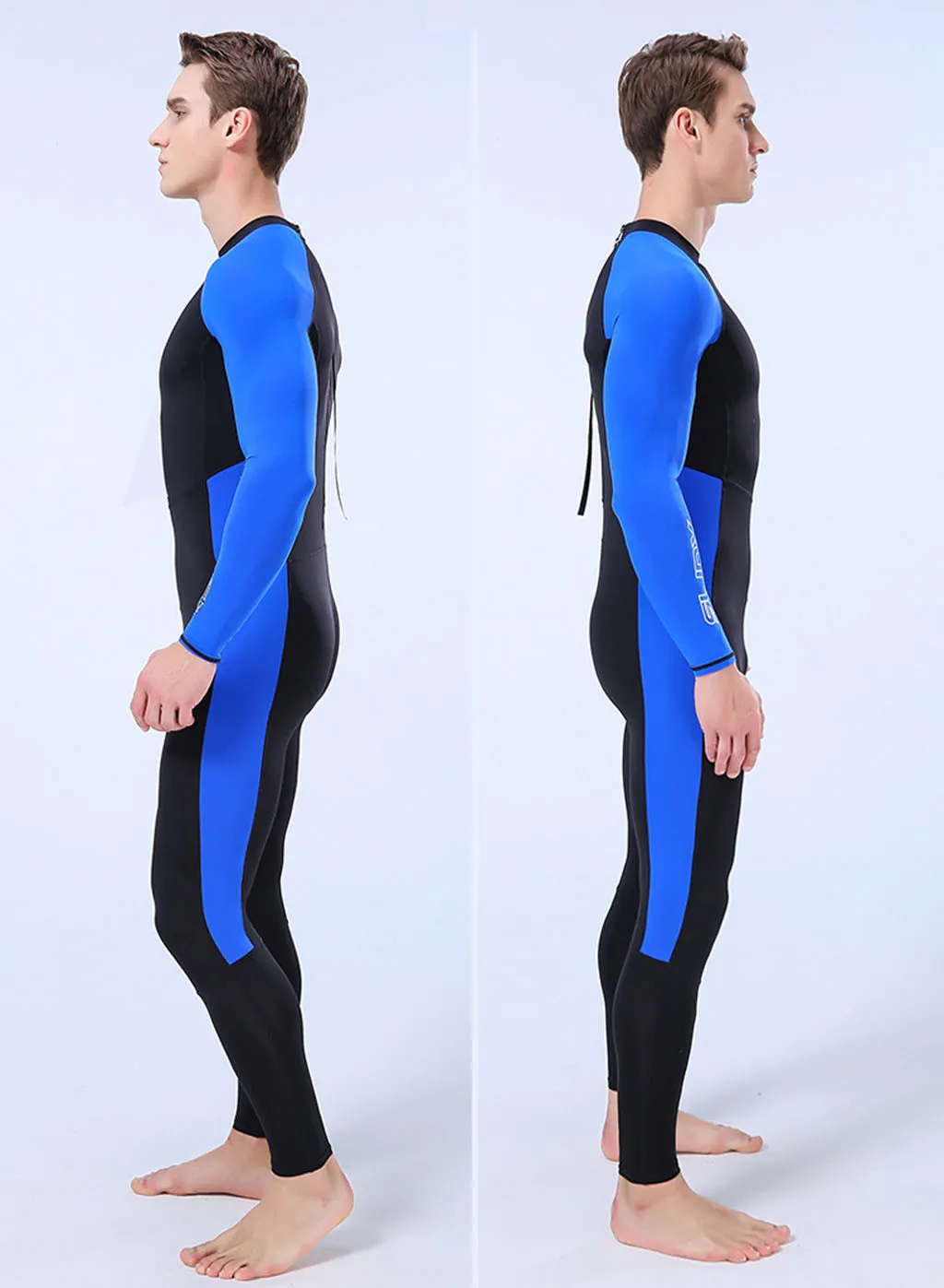 

New Men Wetsuit Full Body Suit Diving Suit Underwater Swim Surf Snorkeling Hunting Surfing Front Zipper Wetsuits Dropshipping
