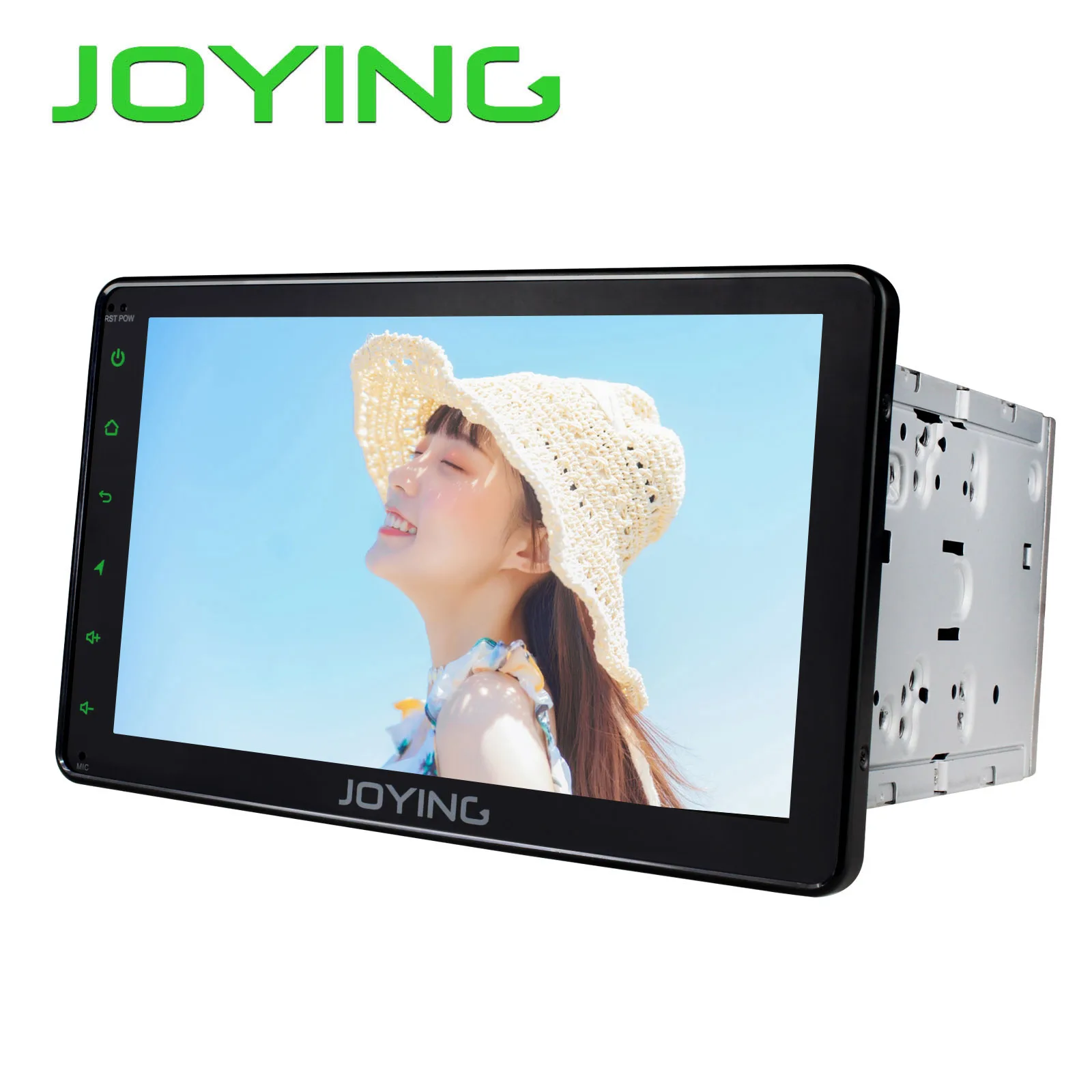 JOYING 2 Din автомагнитола 2 ГБ Android 8,1 Восьмиядерный gps приемник wifi 8 дюймов HD дисплей Поддержка зеркальная связь/Голосовая команда головное устройство