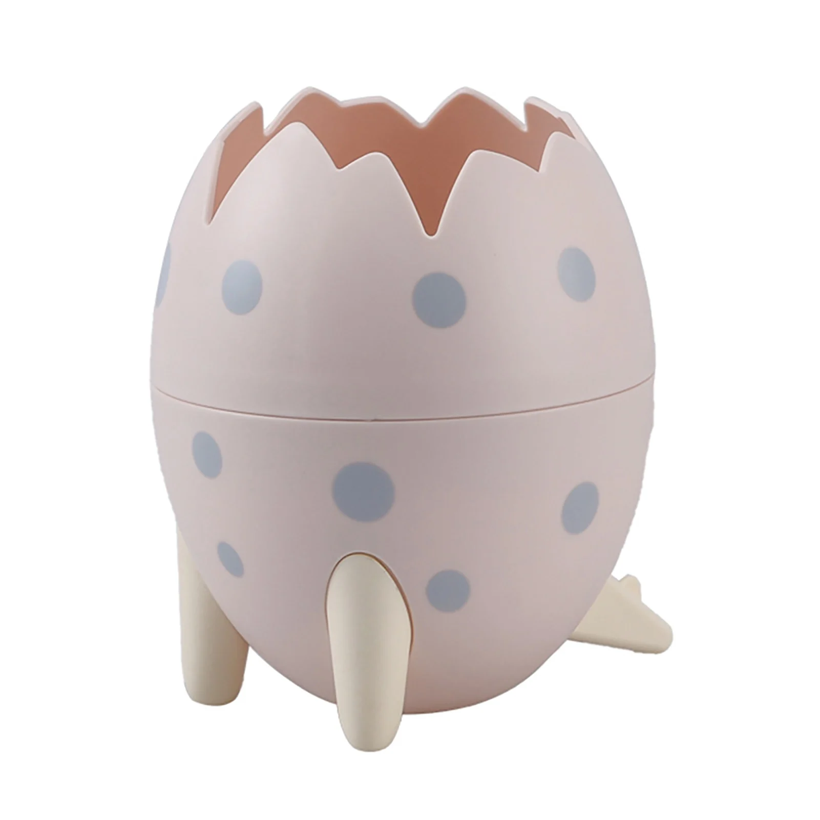 

Kawaii Makeup Brush Organizer School Office Dinosaur Egg Shape Pen Holder Cute Storage Bucket Pen Holder Desk Successful