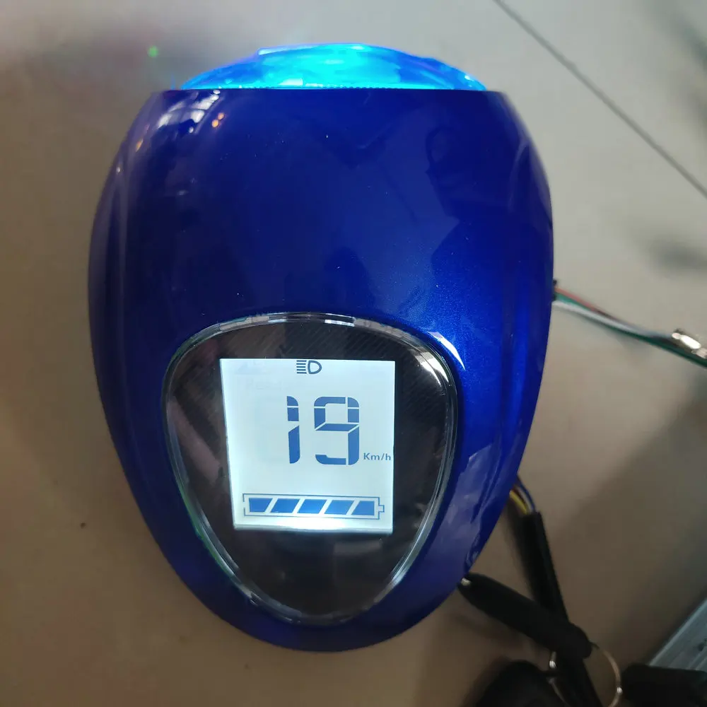 48v60v Front Light With Speed Display&ampLock/Key Electric Bike Accessory Scooter Bicycle Motorcycle ATV Tricycle Mobility Diy Part | Спорт и