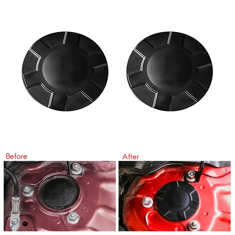 

2Pcs Car Shock Absorber Screw Protective Cover Dust Cover Decoration Protection Cover for Mazda 3 Axela CX-30 2020 2021