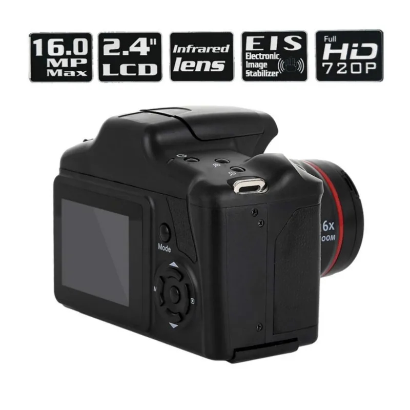 

HD SLR Camera Dry Battery Domestic Telephoto Digital Camera Digital Fixed Lens 16X Zoom AV Interfac