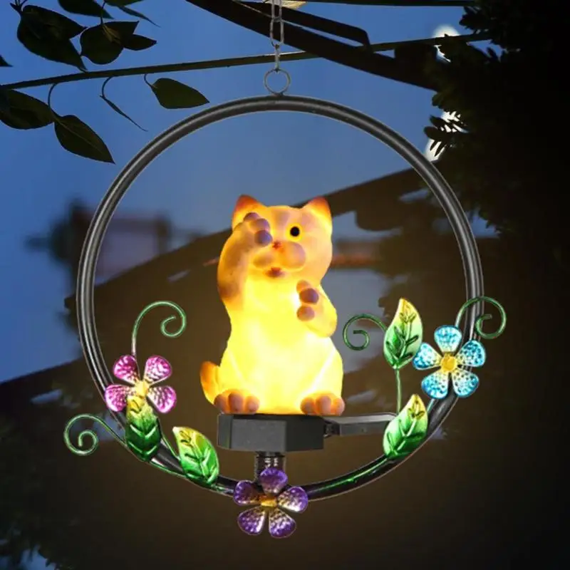 Прочный светодиодный светильник на солнечной батарее декоративный