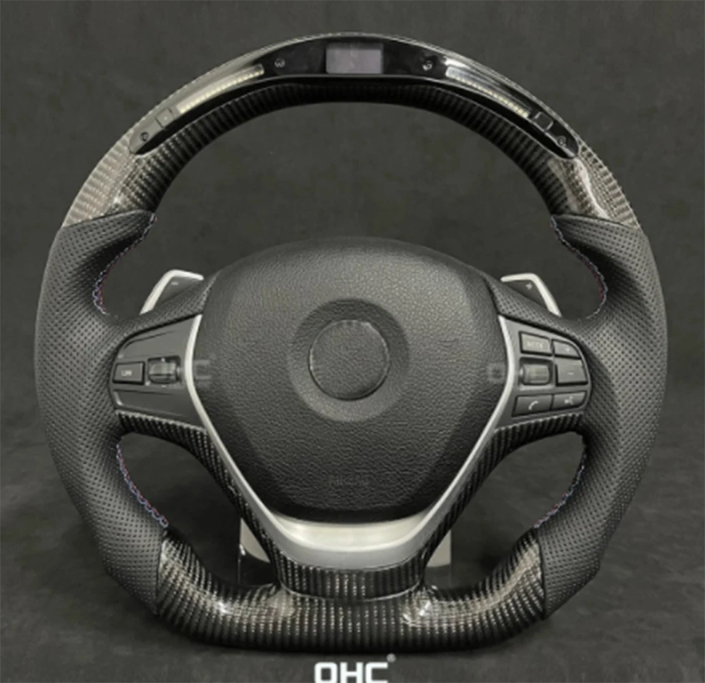 

Real carbon fiber LED Steering Wheel compatible for BMW F30
