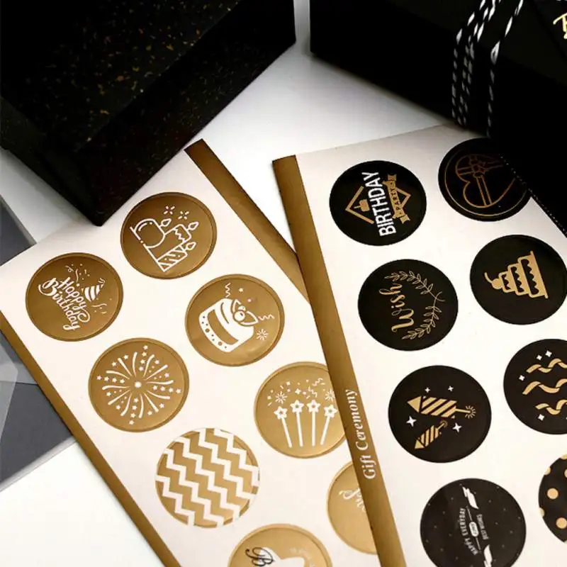 Уплотнительная наклейка s-этикетка 1 лист/упаковка декоративная подарочная