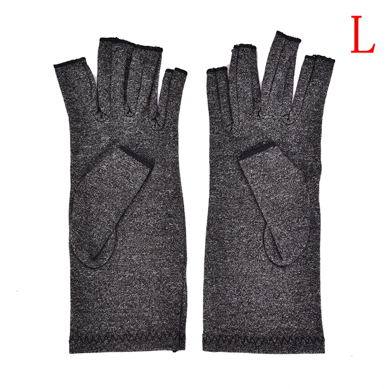 Черные компрессионные перчатки для артрита 1 пара поддержка запястья хлопок