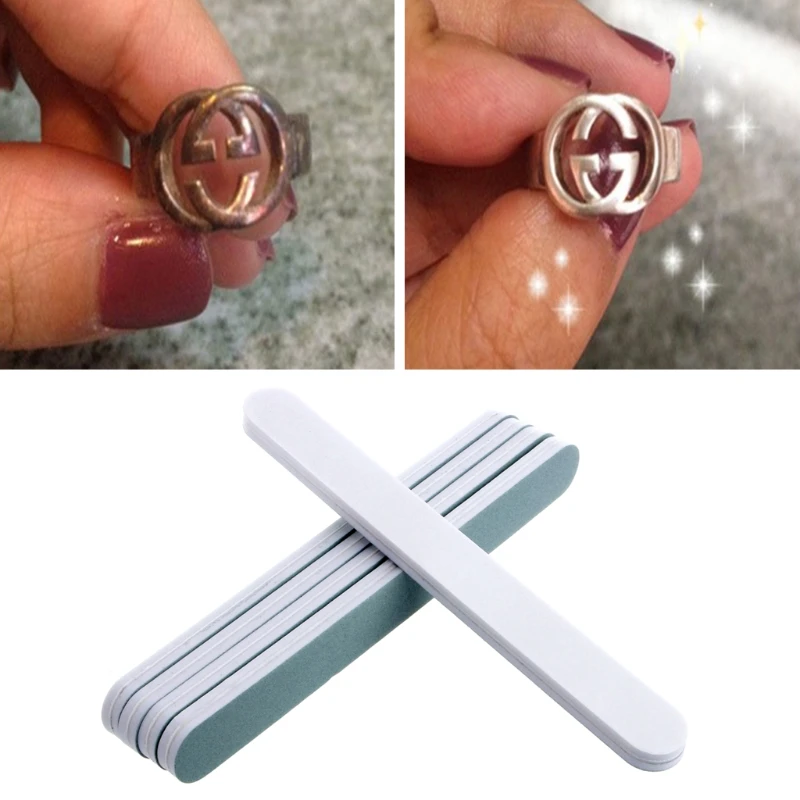 

10Pcs Jewelry Polishing Strip Buffer Nail Art Sanding Files Manicure Tips Tools 87HC
