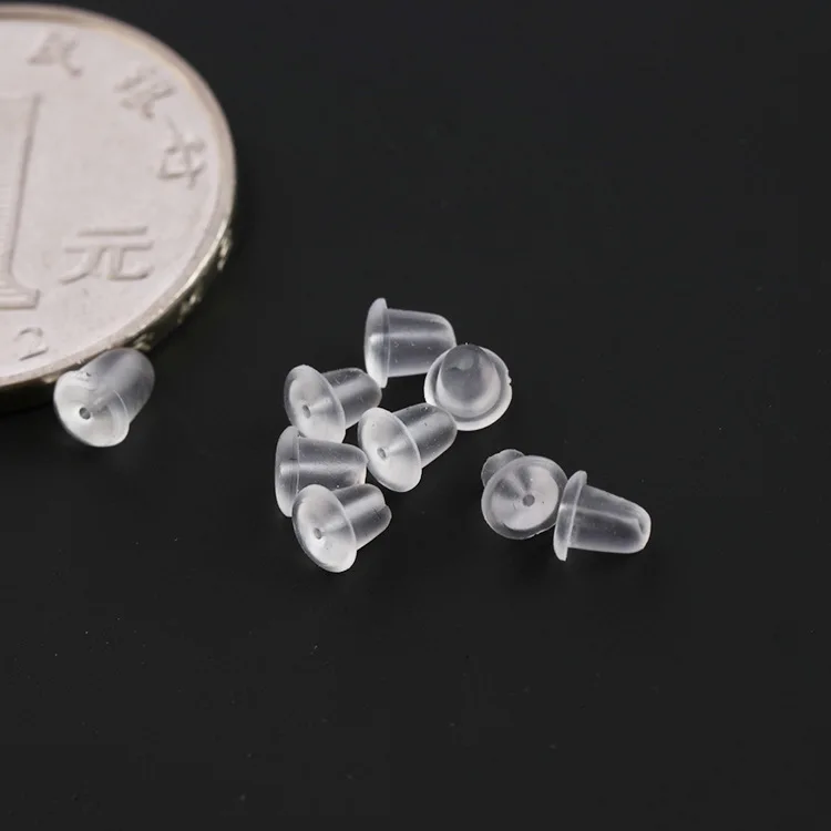 Прозрачные силиконовые гайки 20 г/лот 4 5 мм пробка резиновый пластиковый