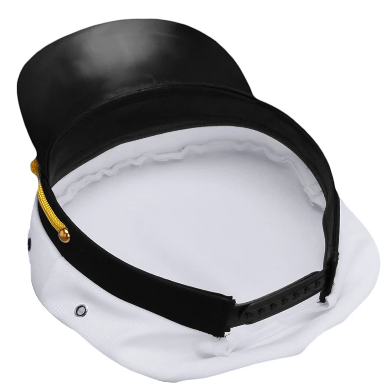 Шляпа для косплея в стиле милитари белая винтажная шляпа | Аксессуары одежды