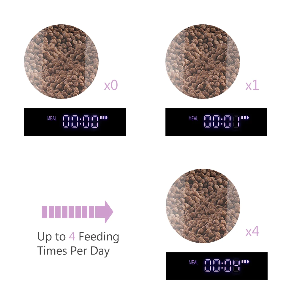 500 мл автоматический податчик для рыбы стеклянной аквариумная кормушка рыб ЖК