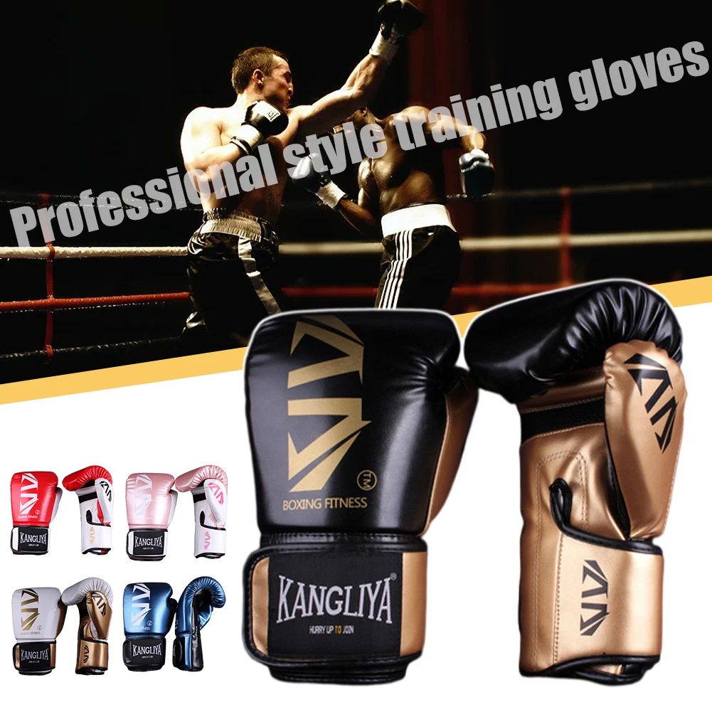 

MMA Boxing Gloves for Kids Adults PU Breathable Kickboxing Gloves Combat Sports Training Gloves for Punch Bag Sparring Muay Thai