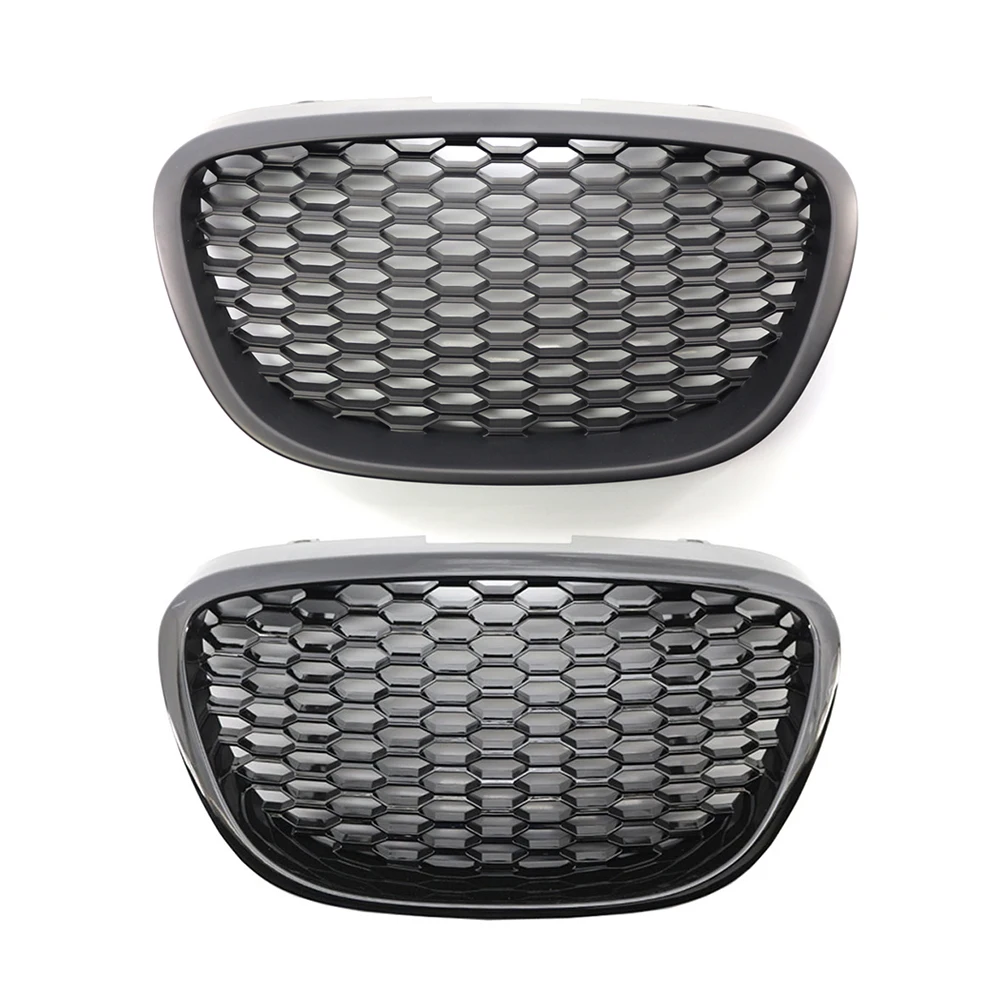 

Black Car Styling Front Kidney Grille Hood Grills Replacements for Seat Leon MK2 1P2853653 2006-2009 Vehicle Auto Exterior Parts