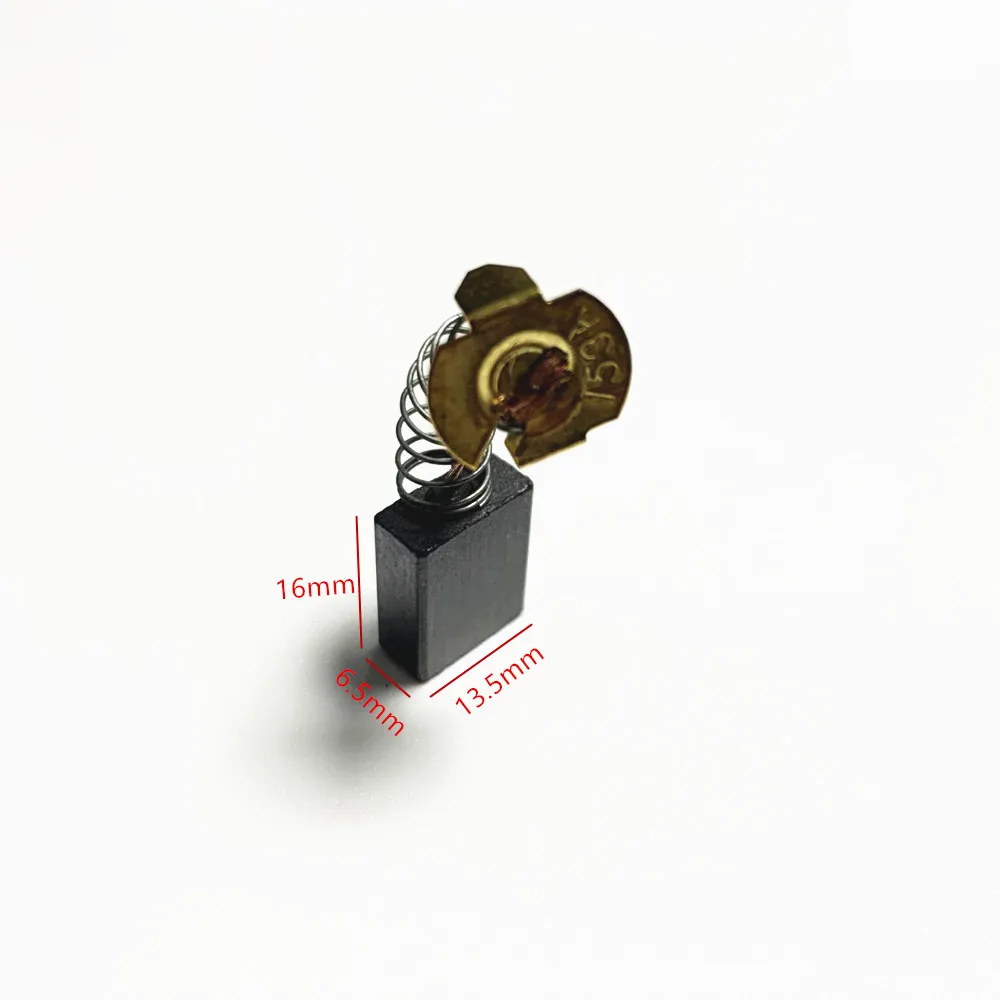 10 шт. подходит для карбоновых щеток Makita LS1030N LS1045 LS1212 LS1013 режущая машина/Торцовочная пила/алюминиевый станок 6,5x13,5x16