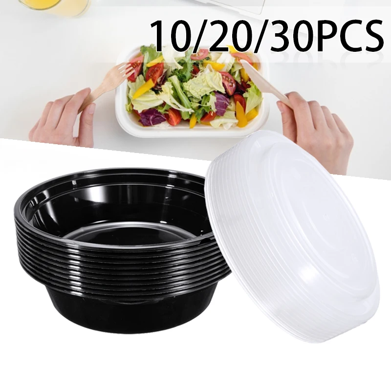10/20/30 шт./компл. пластиковые пищевые контейнеры с крышками портативный контейнер