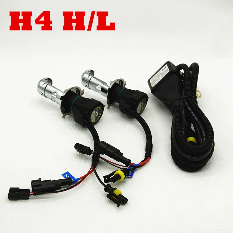 AC 55 Вт 12 В h4 би ксенон hid комплект H4-3 би ксенон H4 би ксенон H4 Hi/lo Биксенон h4 комплект один луч H1 H3 H7 9005 9006 H11 880 881 комплект