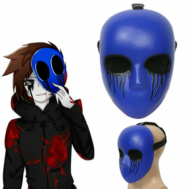 Coslive ужасная темно фиолетовая маска для косплея Джека Без глаз из смолы