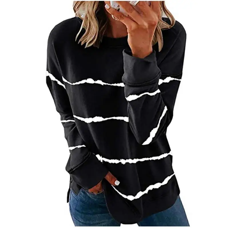 Размера плюс 5xl свитшоты осенний женский топ повседневный Женский свитшот с