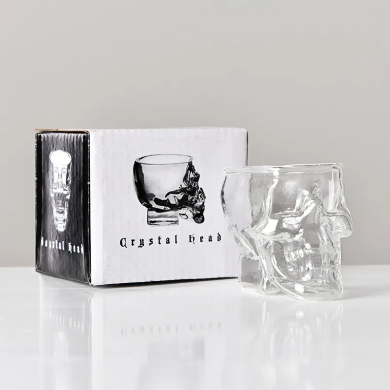 Набор из прозрачного стекла в форме черепа 1/2/6 Новинка 2 8 Oz Shot Glass es декоративные