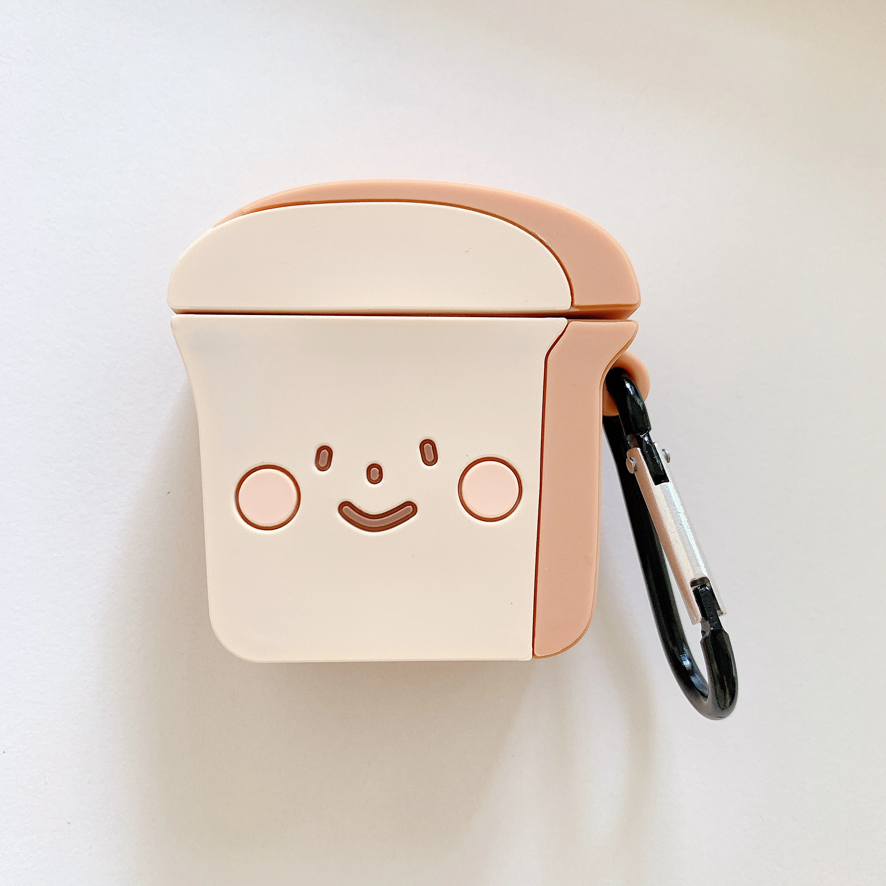 3D Bluetooth беспроводной мультфильм тост наушники чехол для AirPods 2 силиконовый